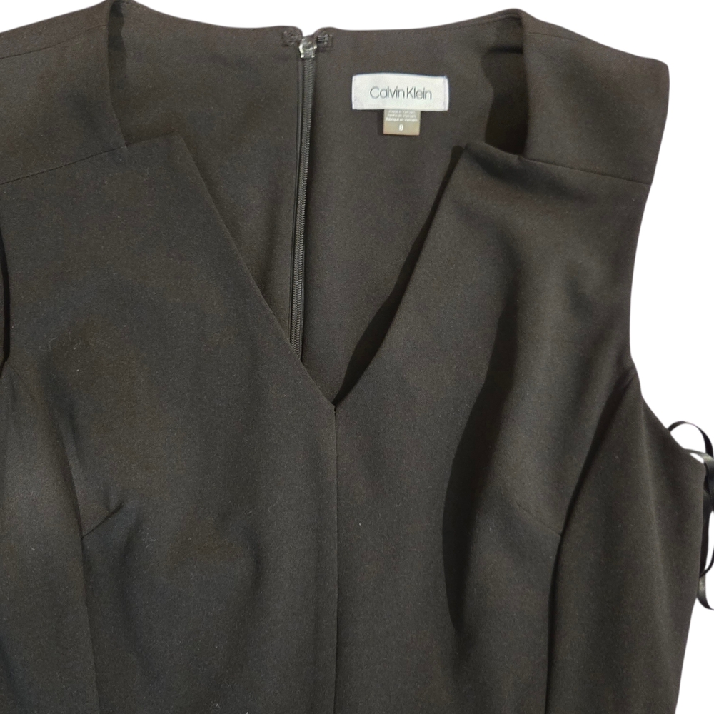 Calvin Klein Sleeveless Black Jumpsuit - Picture 4 of 5